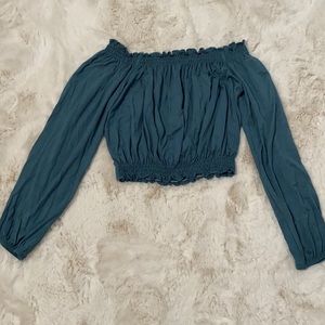 LA Hearts off the shoulder shirt